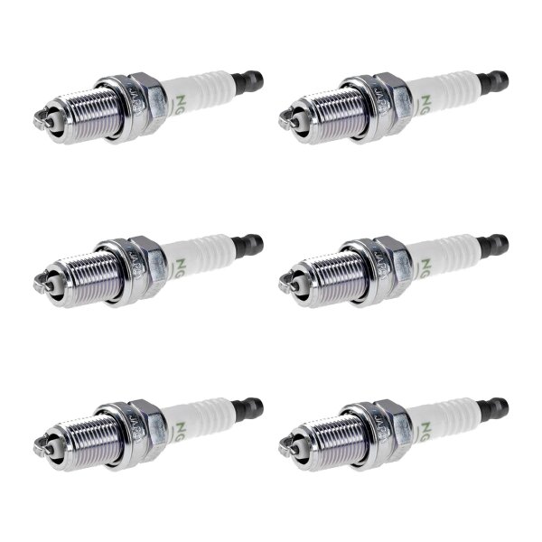 6 Spark Plugs fixed SAE connection NGK suitable for e.g. MITSUBISHI SPACE