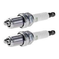 2 Spark Plugs with flat seal seat NGK aftermarket...