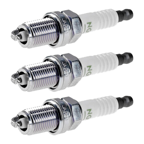 3 Spark Plugs with flat seal seat NGK aftermarket expertise for MITSUBISHI