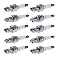 10 Spark Plugs with flat seal seat NGK aftermarket...
