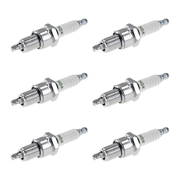 6 Spark Plugs fixed SAE connection NGK aftermarket expertise for e.g. MAZDA