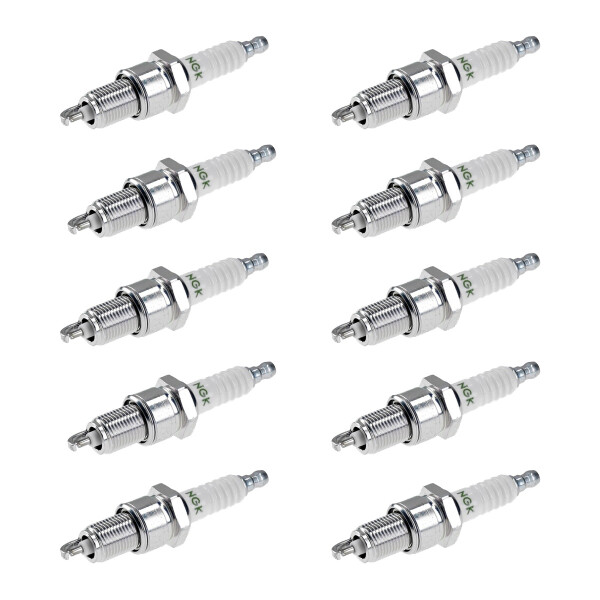 10 Spark Plugs fixed SAE connection NGK aftermarket expertise for e.g. MAZDA