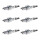 6 Spark Plugs fixed SAE connection NGK Iridium Irimax for e.g. HONDA