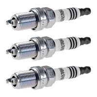 3 Spark Plugs fixed SAE connection NGK Iridium IX for...