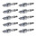 10 Spark Plugs fixed SAE connection NGK Iridium IX for e.g. CITROËN BX