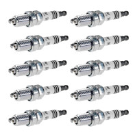 10 Spark Plugs fixed SAE connection NGK Iridium Irimax...