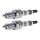 2 Spark Plugs fixed SAE connection NGK Iridium IX for e.g. NISSAN PRAIRIE
