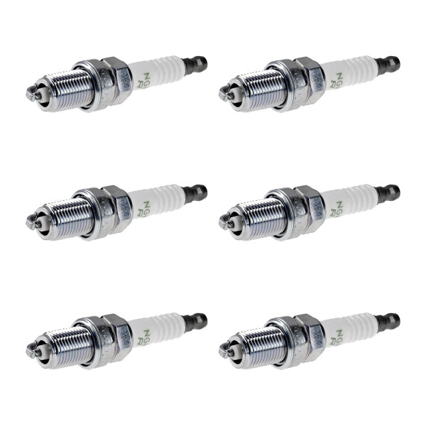 6 Spark Plugs fixed SAE connection NGK aftermarket expertise for e.g. MAZDA