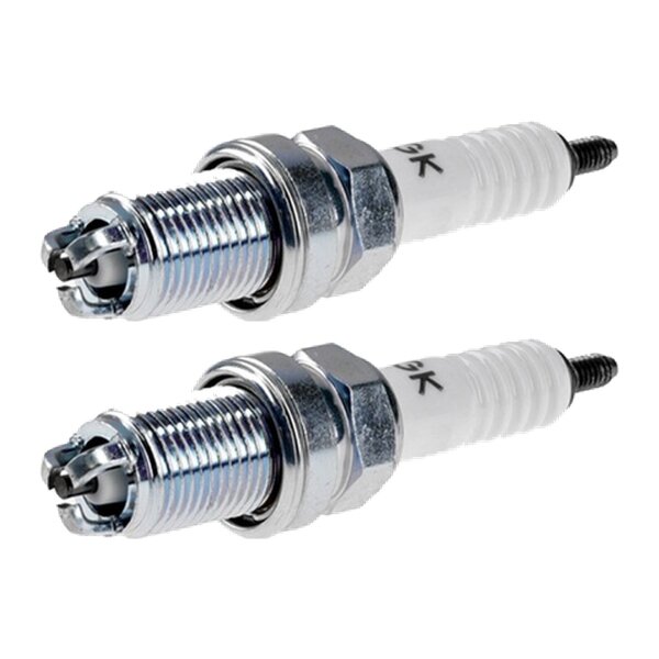 2 Spark Plugs with flat seal seat NGK IAM expertise for AUDI 90 and others