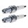2 Spark Plugs with flat seal seat NGK IAM expertise for AUDI 90 and others