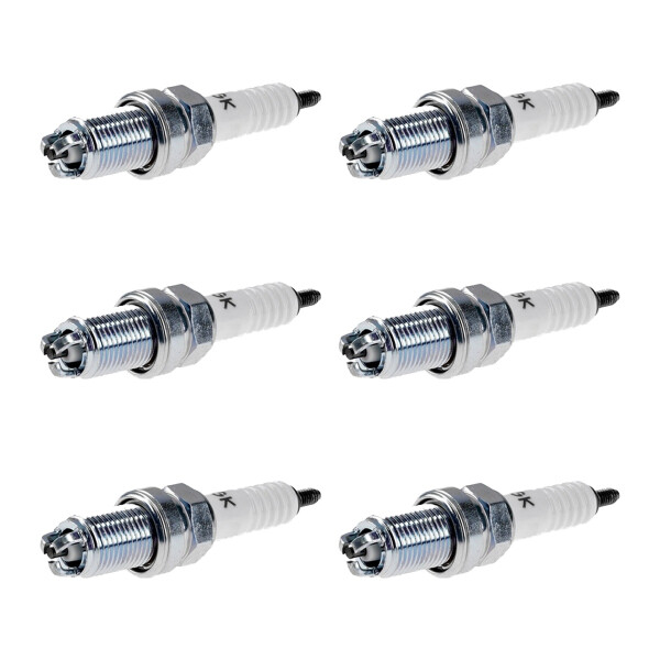 6 Spark Plugs with flat seal seat NGK IAM expertise for AUDI 90 and others