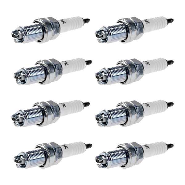 8 Spark Plugs with flat seal seat NGK IAM expertise for AUDI 90 and others