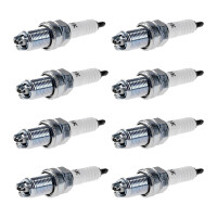 8 Spark Plugs with flat seal seat NGK IAM expertise for...