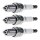 3 Spark Plugs fixed SAE connection NGK suitable for SEAT IBIZA and others