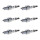 6 Spark Plugs fixed SAE connection NGK Iridium IX for e.g. HONDA CIVIC