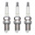 3 Spark Plugs fixed SAE connection NGK suitable for HONDA CIVIC and others
