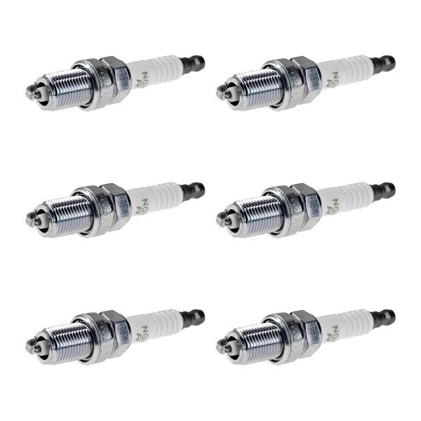6 Spark Plugs fixed SAE connection NGK IAM-Expertise for e.g. CHEVROLET MATIZ