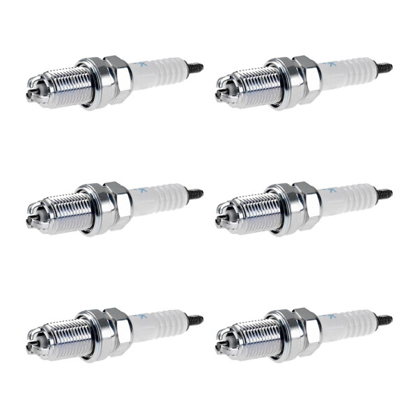 6 Spark Plugs with flat seal seat NGK for RENAULT LAGUNA and others