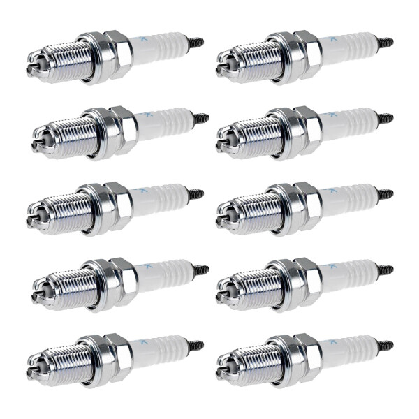 10 Spark Plugs with flat seal seat NGK for RENAULT LAGUNA and others
