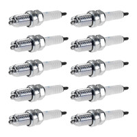 10 Spark Plugs with flat seal seat NGK for RENAULT LAGUNA...