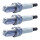3 Spark Plugs fixed SAE connection NGK IAM expertise for e.g. OPEL VECTRA
