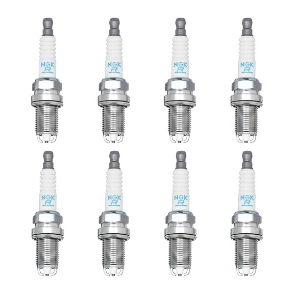 8 Spark Plugs fixed SAE connection NGK aftermarket expertise for e.g. VW GOLF
