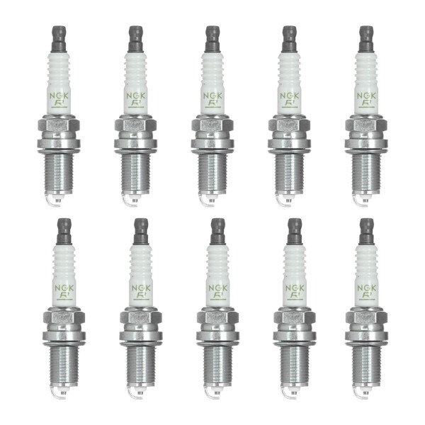 10 Spark Plugs fixed SAE connection NGK suitable for e.g. NISSAN PRIMERA