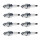8 Spark Plugs fixed SAE connection NGK IAM expertise for HONDA and others