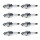 8 Spark Plugs fixed SAE connection NGK suitable for e.g. NISSAN PRIMERA