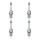 4 Spark Plugs fixed SAE connection NGK aftermarket expertise for e.g. OPEL ASTRA