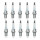 10 Spark Plugs fixed SAE connection NGK IAM expertise for e.g. OPEL ASTRA