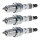 3 Spark Plugs fixed SAE connection NGK Iridium IX for e.g. OPEL ASTRA