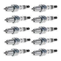 10 Spark Plugs fixed SAE connection NGK Iridium IX for...