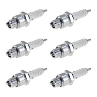 6 Spark Plugs with flat seal seat NGK aftermarket...