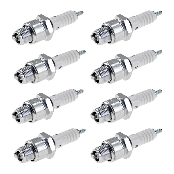 8 Spark Plugs with flat seal seat NGK aftermarket expertise for AS MOTOR
