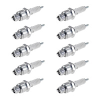 10 Spark Plugs with flat seal seat NGK aftermarket...