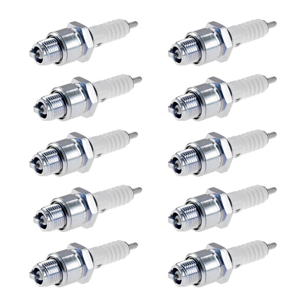 10 Spark Plugs with flat seal seat NGK IAM expertise for SUZUKI and others