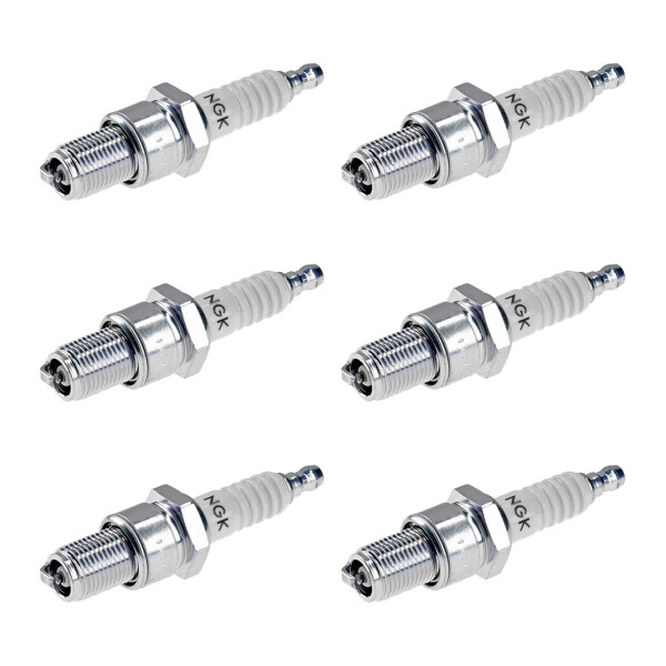 6 Spark Plugs fixed SAE connection NGK IAM expertise for NISSAN and others