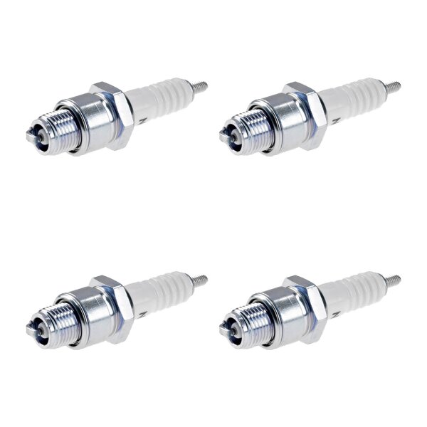 4 Spark Plugs with flat seal seat NGK aftermarket expertise for e.g. VW KAEFER