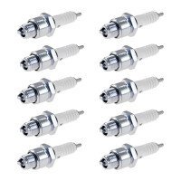 10 Spark Plugs with flat seal seat NGK aftermarket...