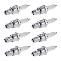 8 Spark Plugs with flat seal seat NGK aftermarket...