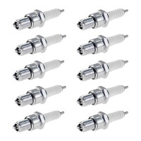 10 Spark Plugs with flat seal seat NGK aftermarket...