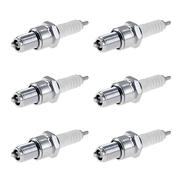 6 Spark Plugs fixed SAE connection NGK IAM expertise for NISSAN and others