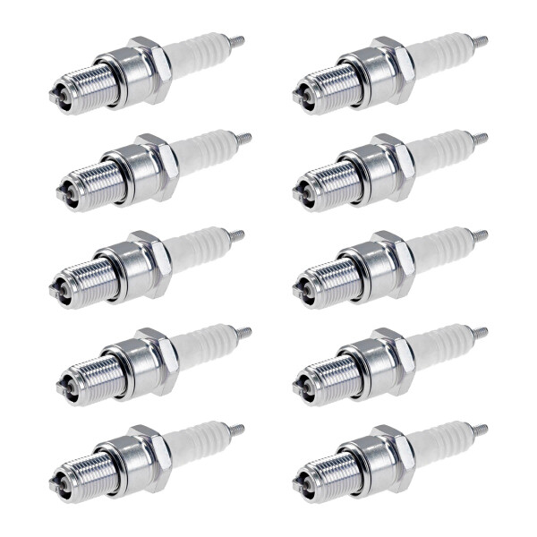 10 Spark Plugs fixed SAE connection NGK IAM expertise for NISSAN and others