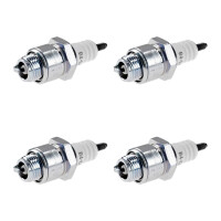 4 Spark Plugs with flat seal seat NGK IAM expertise for...