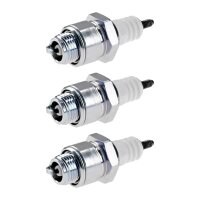 3 Spark Plugs with flat seal seat NGK aftermarket...