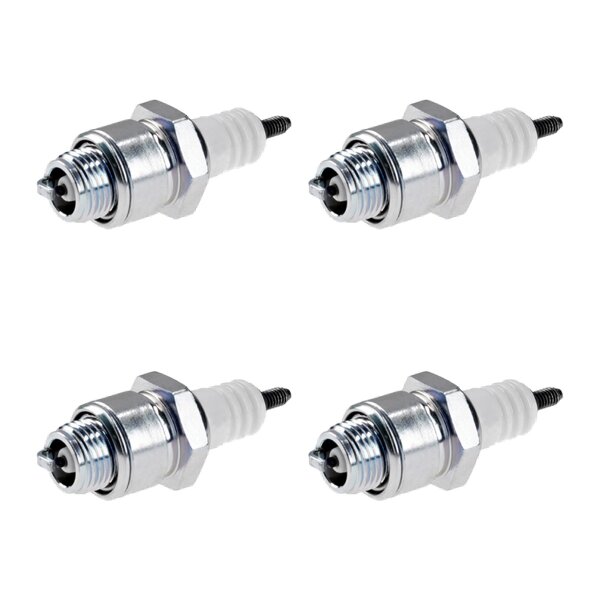 4 Spark Plugs with flat seal seat NGK aftermarket expertise for KAWASAKI