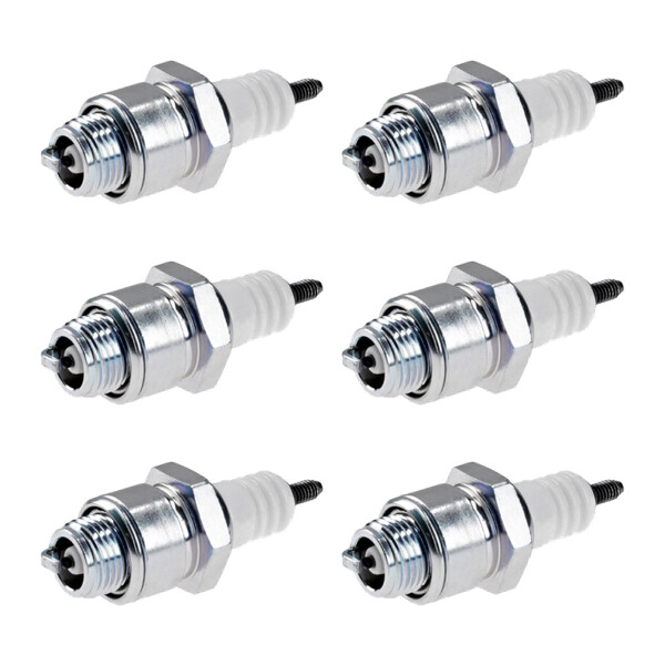 6 Spark Plugs with flat seal seat NGK aftermarket expertise for KAWASAKI