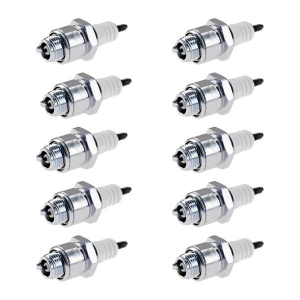 10 Spark Plugs with flat seal seat NGK aftermarket expertise for KAWASAKI