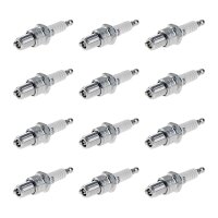12 Spark Plugs with flat seal seat NGK suitable for...